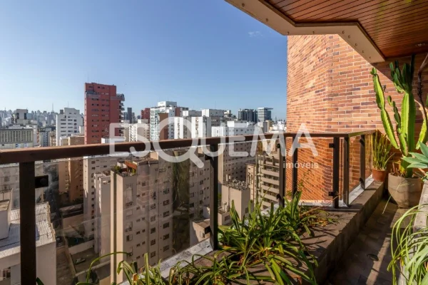 Apartamento com vista para o skyline