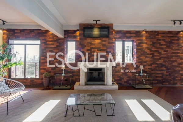 Apartamento com vista para o skyline