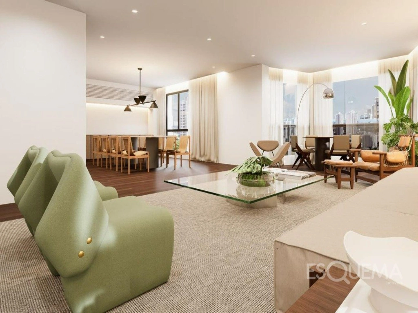 Apartamento com a melhor vista do Jardim Europa para o Clube Pinheiros - Imagem 1