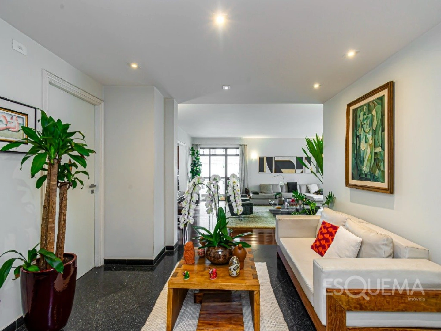 Apartamento semi mobiliado com vista privilegiada no Jardim América - Imagem 11