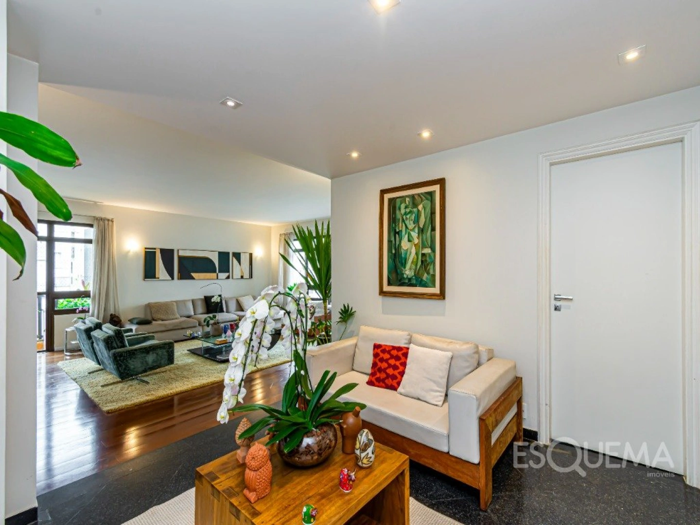Apartamento semi mobiliado com vista privilegiada no Jardim América - Imagem 12