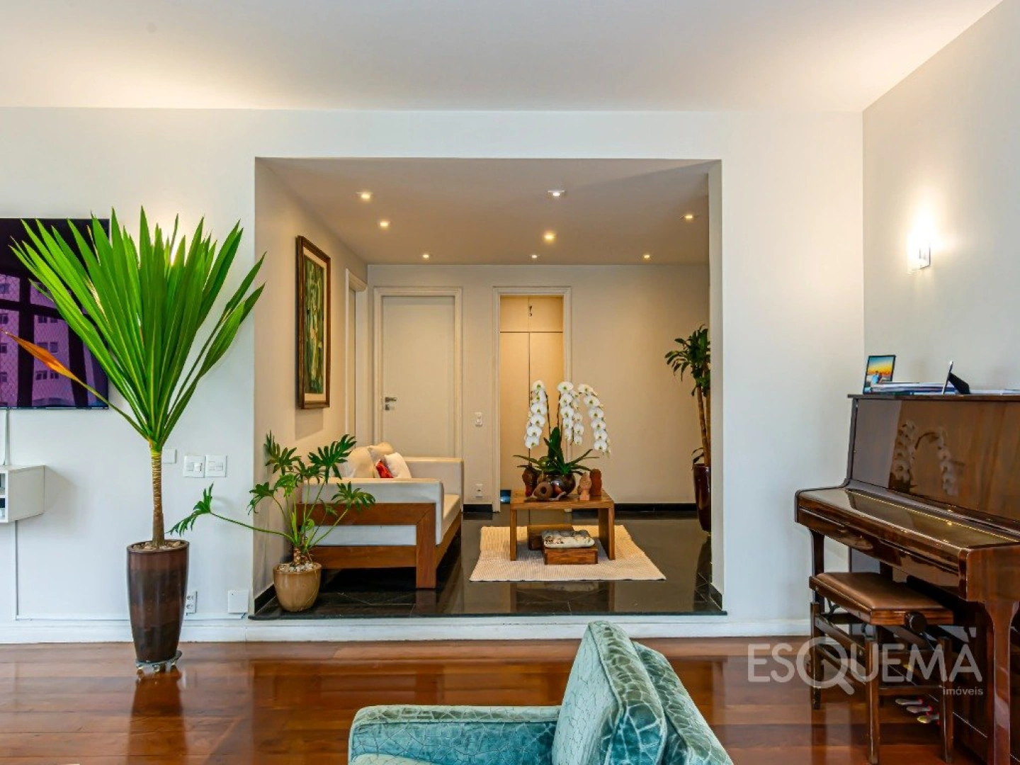 Apartamento semi mobiliado com vista privilegiada no Jardim América - Imagem 4