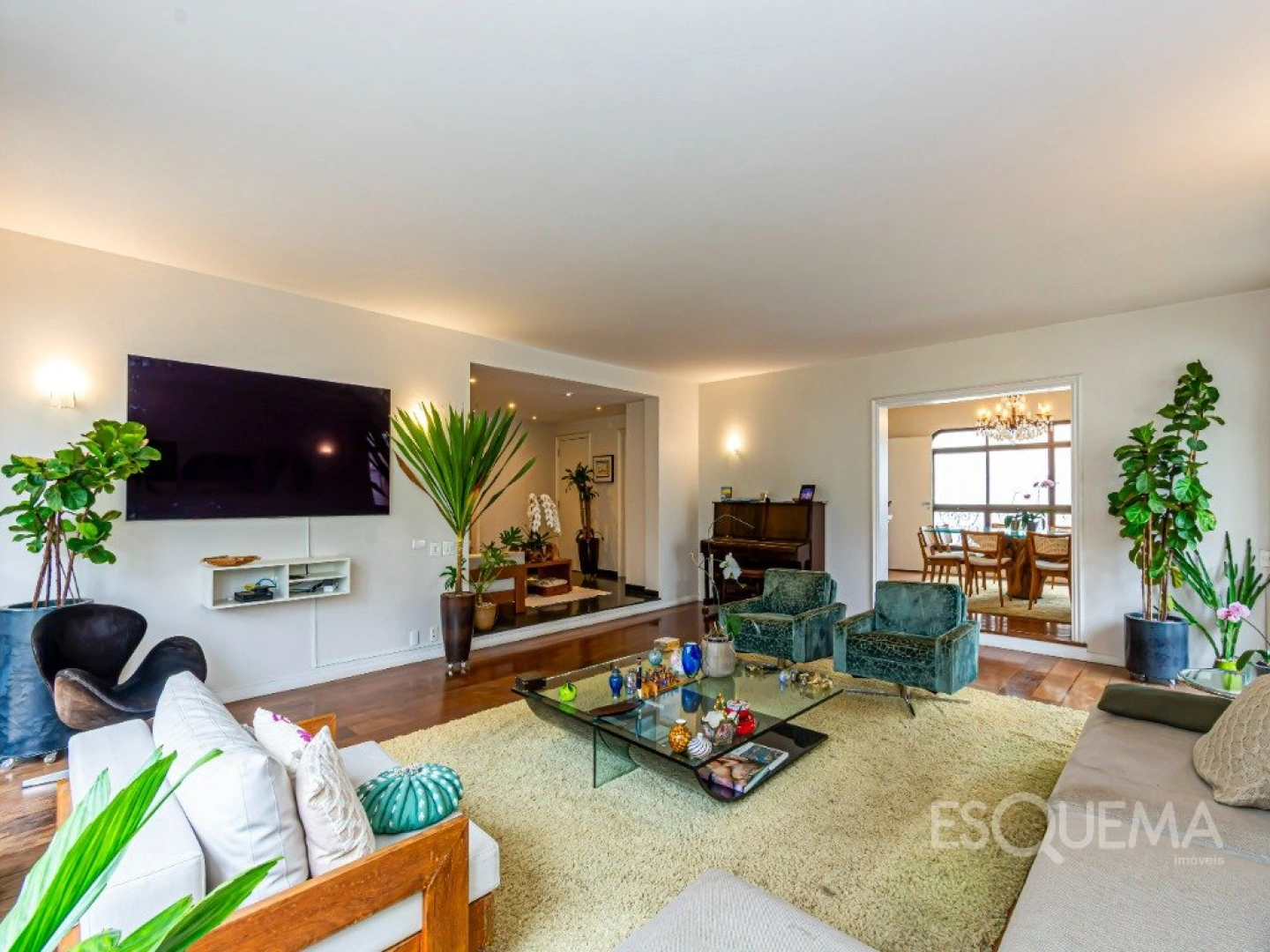 Apartamento semi mobiliado com vista privilegiada no Jardim América - Imagem 5