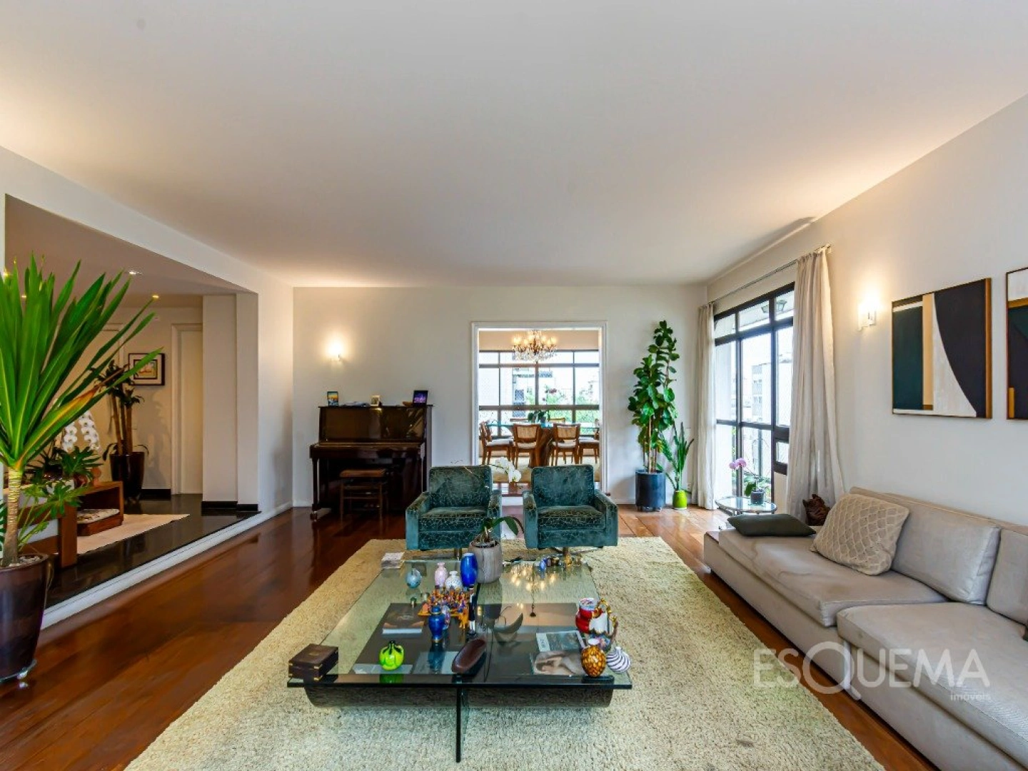 Apartamento semi mobiliado com vista privilegiada no Jardim América - Imagem 6