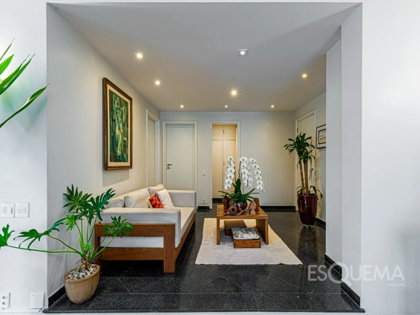 Apartamento semi mobiliado com vista privilegiada no Jardim América - Imagem 9