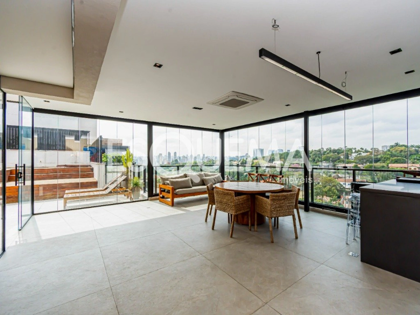 Cobertura nova, moderna e mobiliada com vista panorâmica na Cidade Jardim - Imagem 15