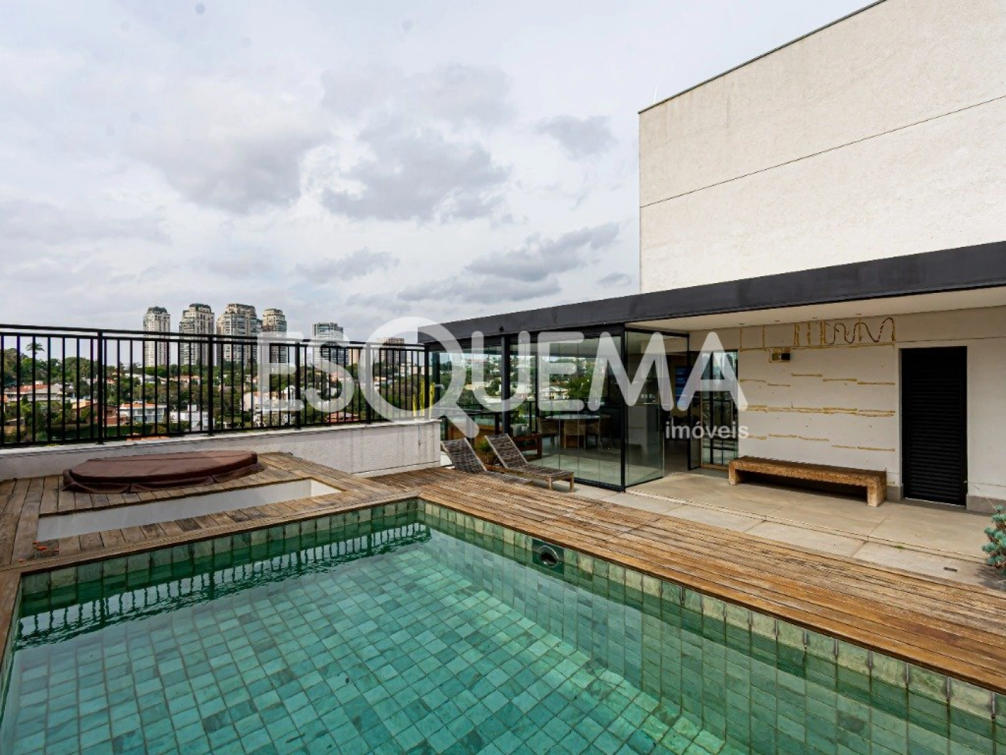 Cobertura nova, moderna e mobiliada com vista panorâmica na Cidade Jardim - Imagem 1