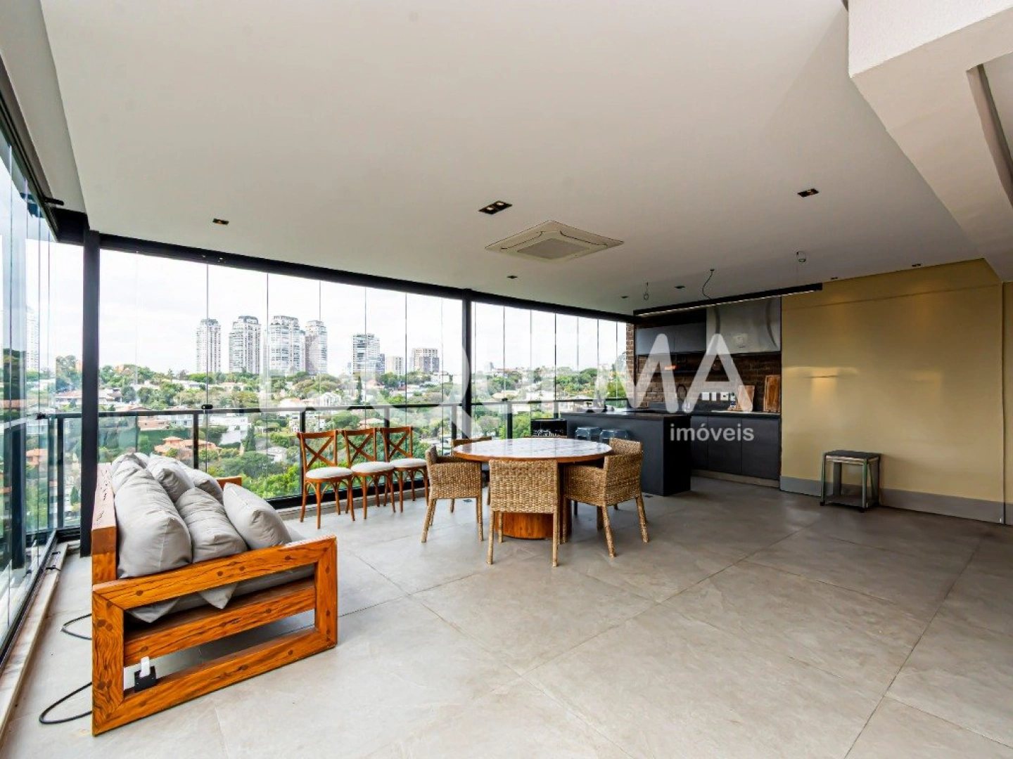 Cobertura nova, moderna e mobiliada com vista panorâmica na Cidade Jardim - Imagem 7
