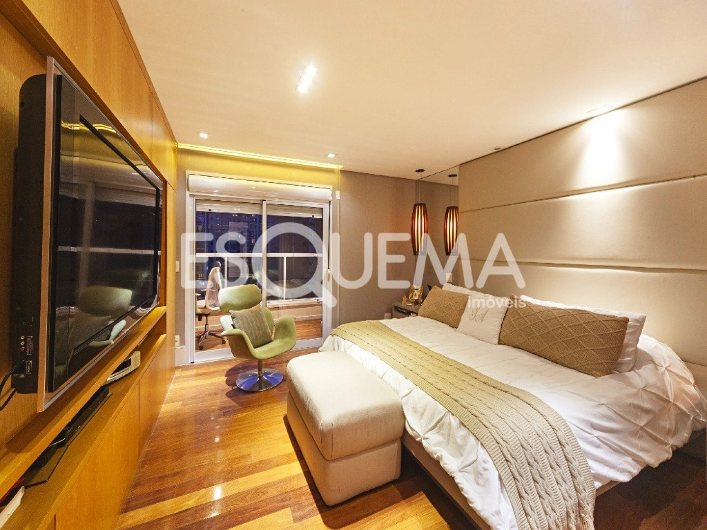 Apartamento com varanda gourmet e lareira em Moema - Imagem 7