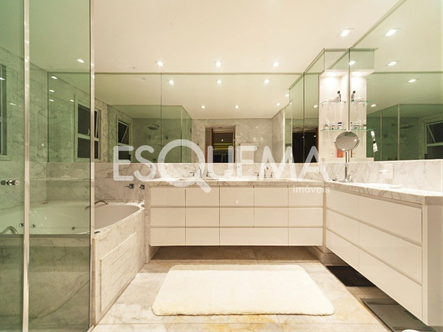 Apartamento com varanda gourmet e lareira em Moema - Imagem 8