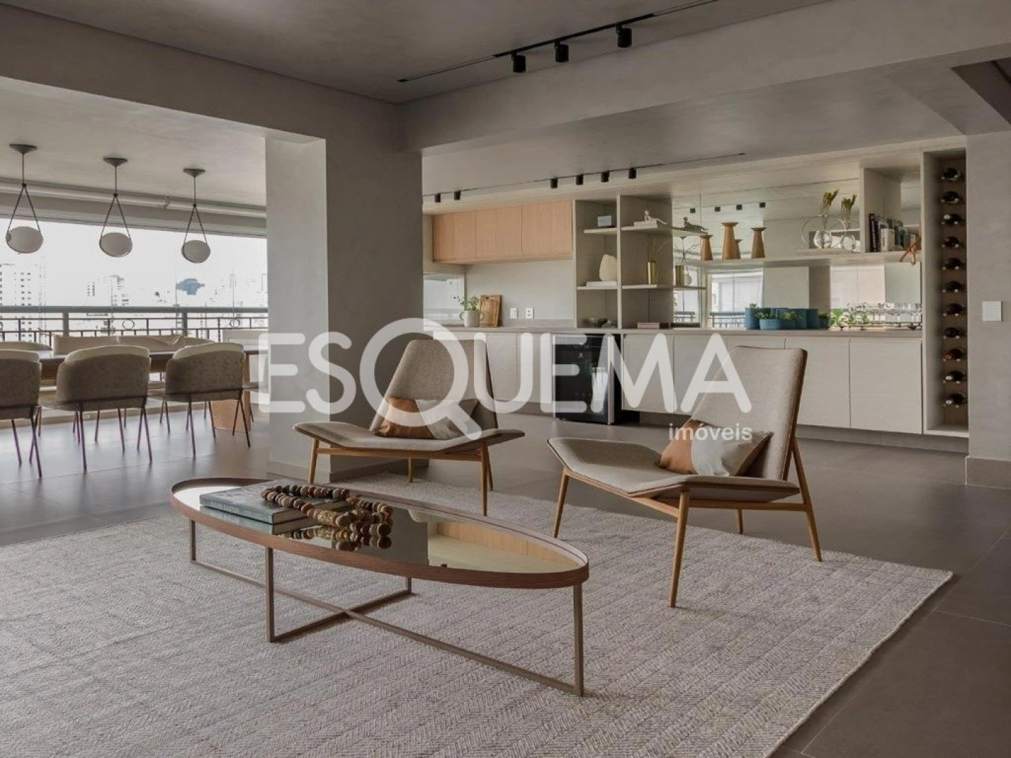 Apartamento mobiliado com projeto assinado e vista livre próximo ao Parque Ibirapuera - Imagem 1