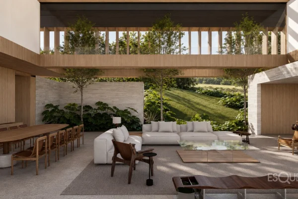 Terreno com projeto aprovado de Felipe Caboclo na Fazenda da Grama