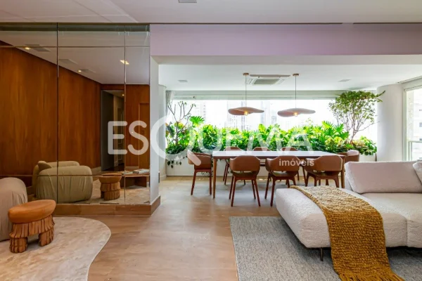 Apartamento reformado em condomínio contemporâneo