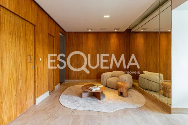 Apartamento reformado em condomínio contemporâneo