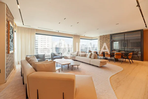 Apartamento mobiliado em empreendimento novo no Itaim Bibi