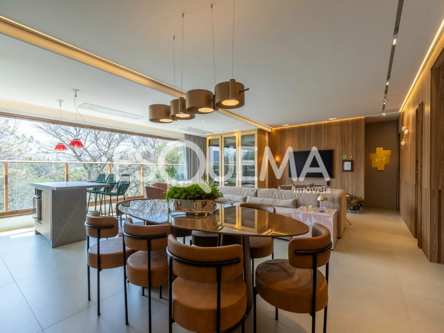 Apartamento decorado com vista no Campo Belo - Imagem 1