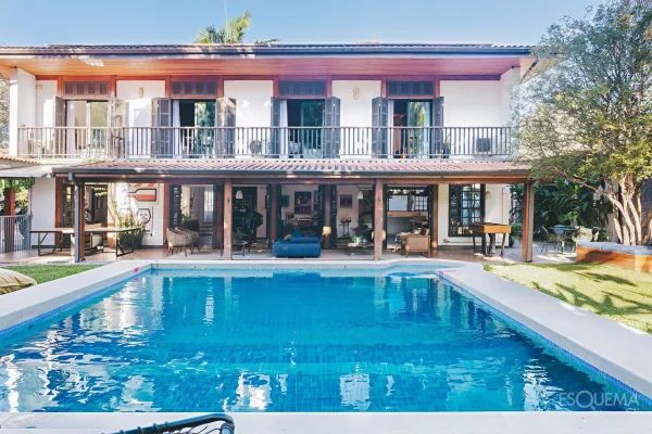 Casa contemporânea com ar de interior