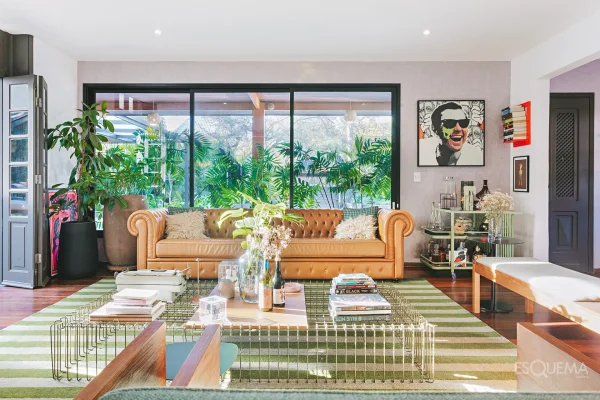 Casa contemporânea com ar de interior