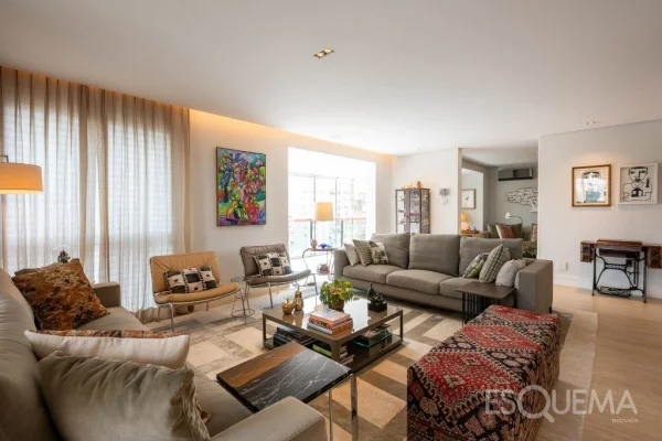 Apartamento com vista para o verde no Jardim Europa