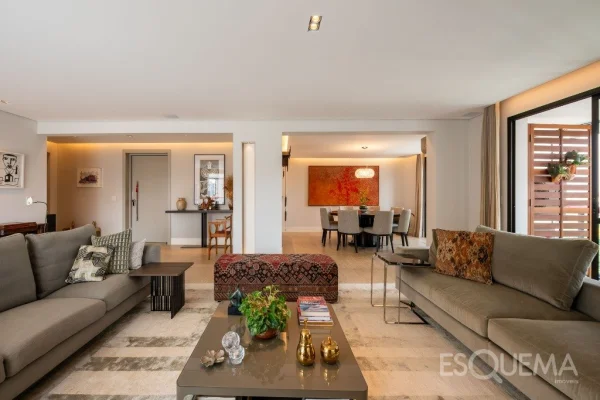 Apartamento com vista para o verde no Jardim Europa