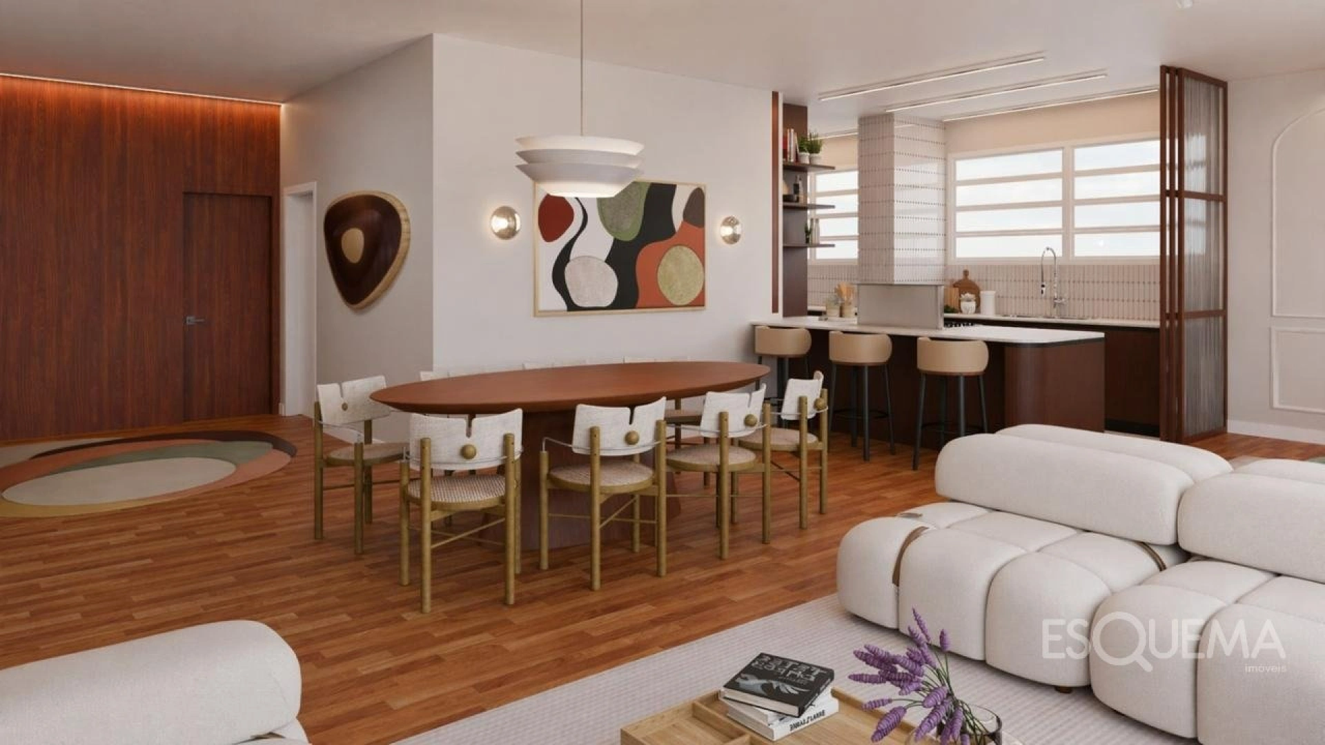 Apartamento reformado na parte plana dos jardins - Imagem 1