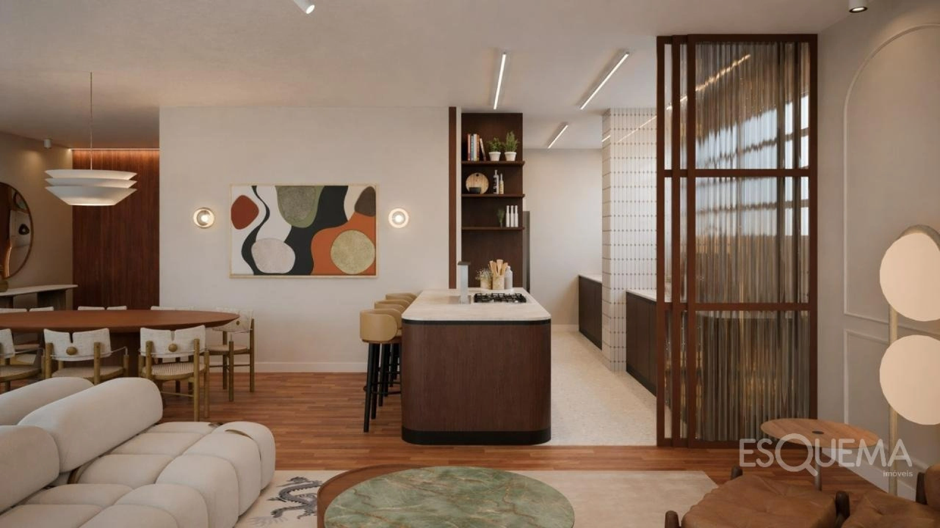 Apartamento reformado na parte plana dos jardins - Imagem 2