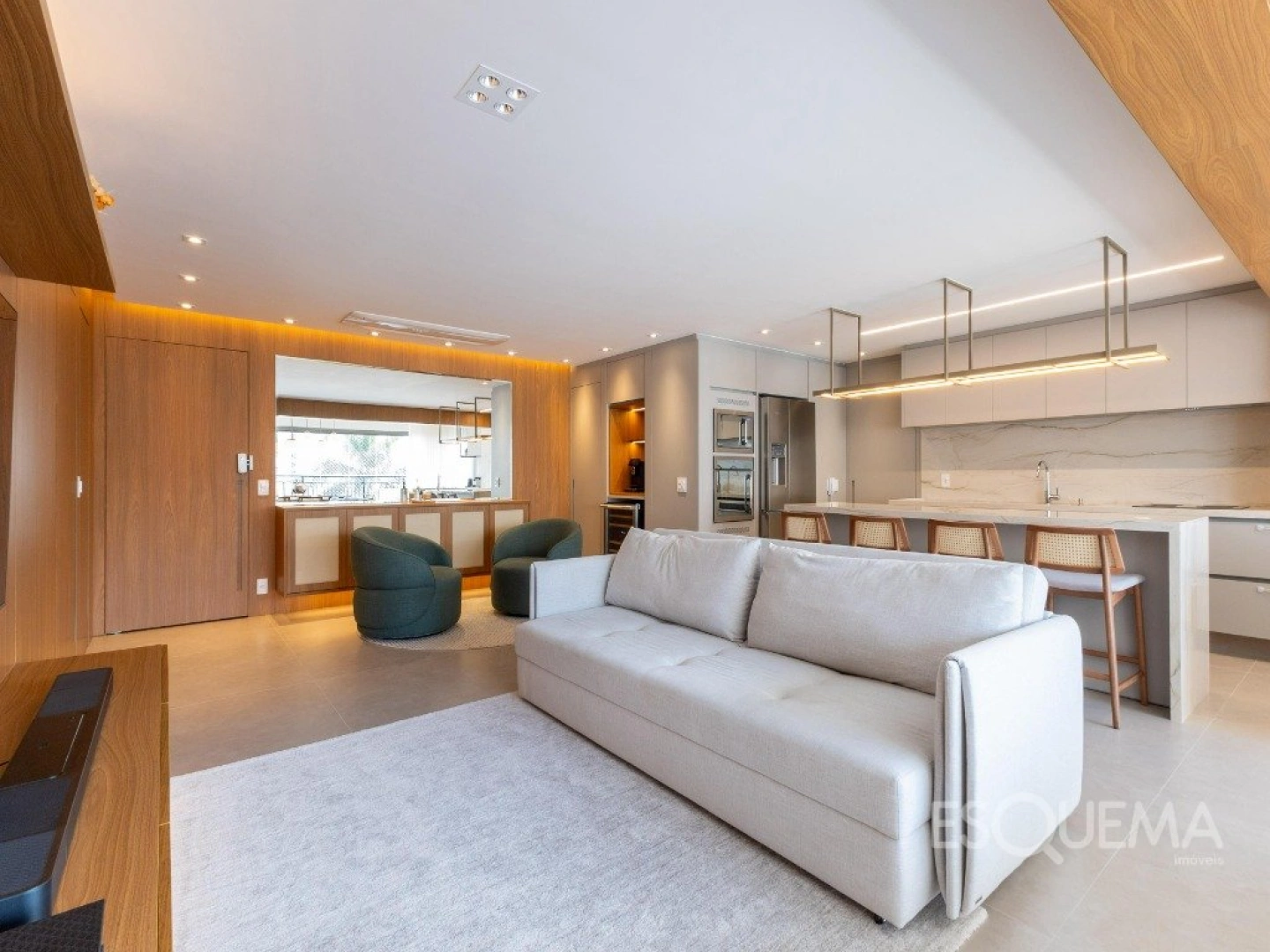 Apartamento reformado com varanda gourmet em Moema Pássaros - Imagem 4