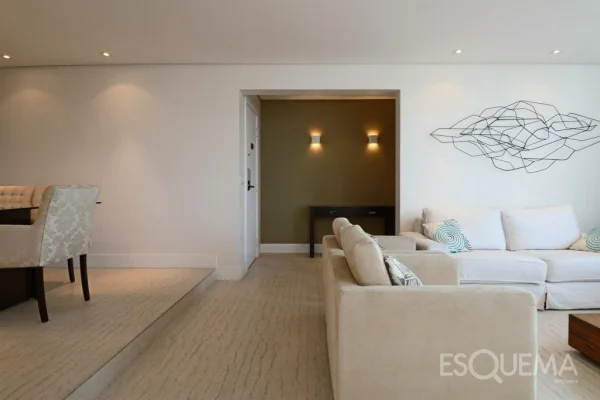 Apartamento mobiliado com vista para o verde no Jardim Europa