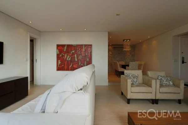 Apartamento mobiliado com vista para o verde no Jardim Europa