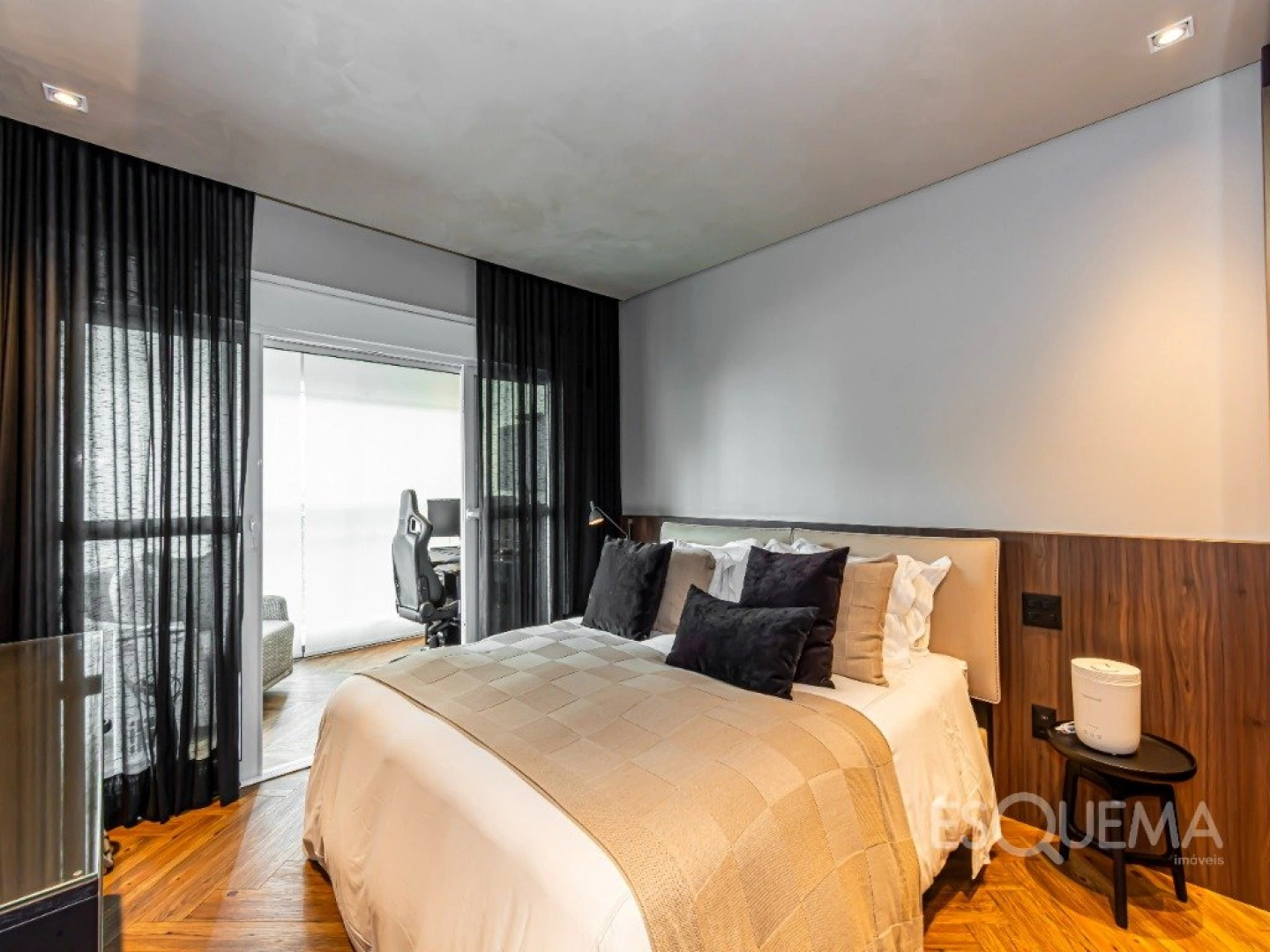 Apartamento contemporâneo com espaço gourmet e vista livre em Moema - Imagem 11