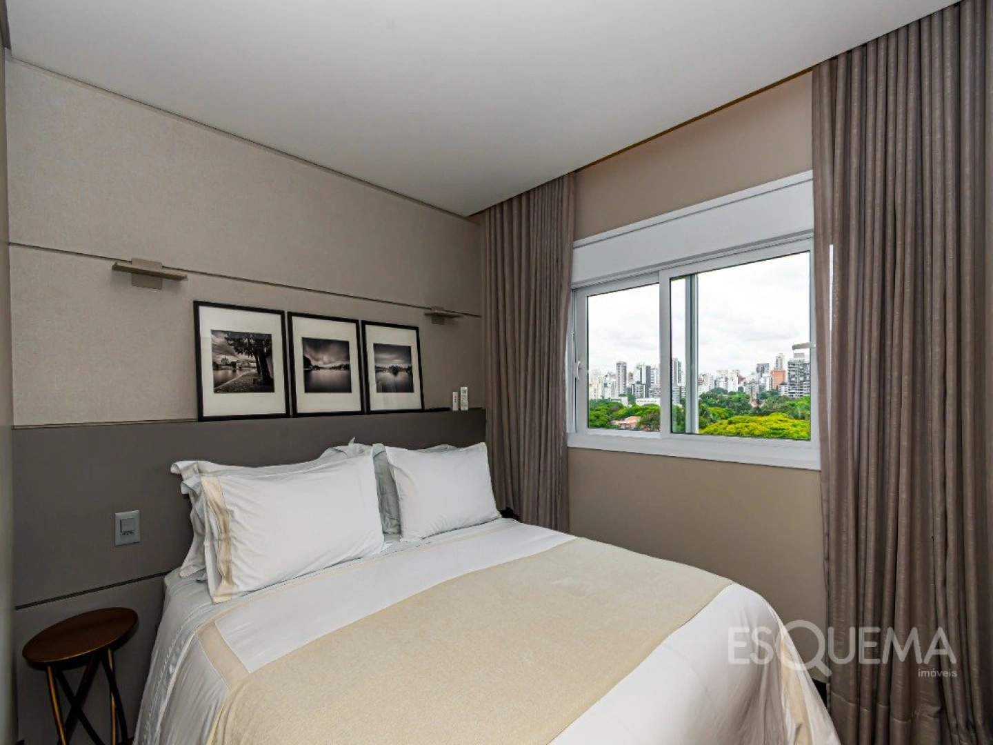 Apartamento contemporâneo com espaço gourmet e vista livre em Moema - Imagem 14