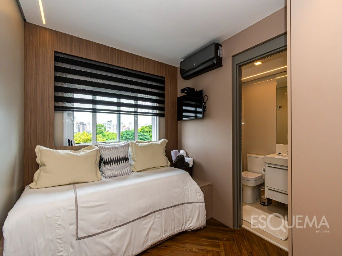 Apartamento contemporâneo com espaço gourmet e vista livre em Moema - Imagem 15