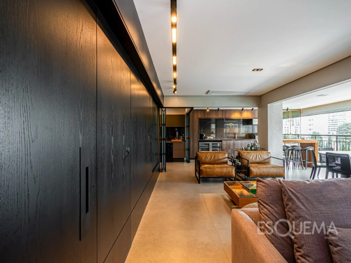 Apartamento contemporâneo com espaço gourmet e vista livre em Moema - Imagem 1