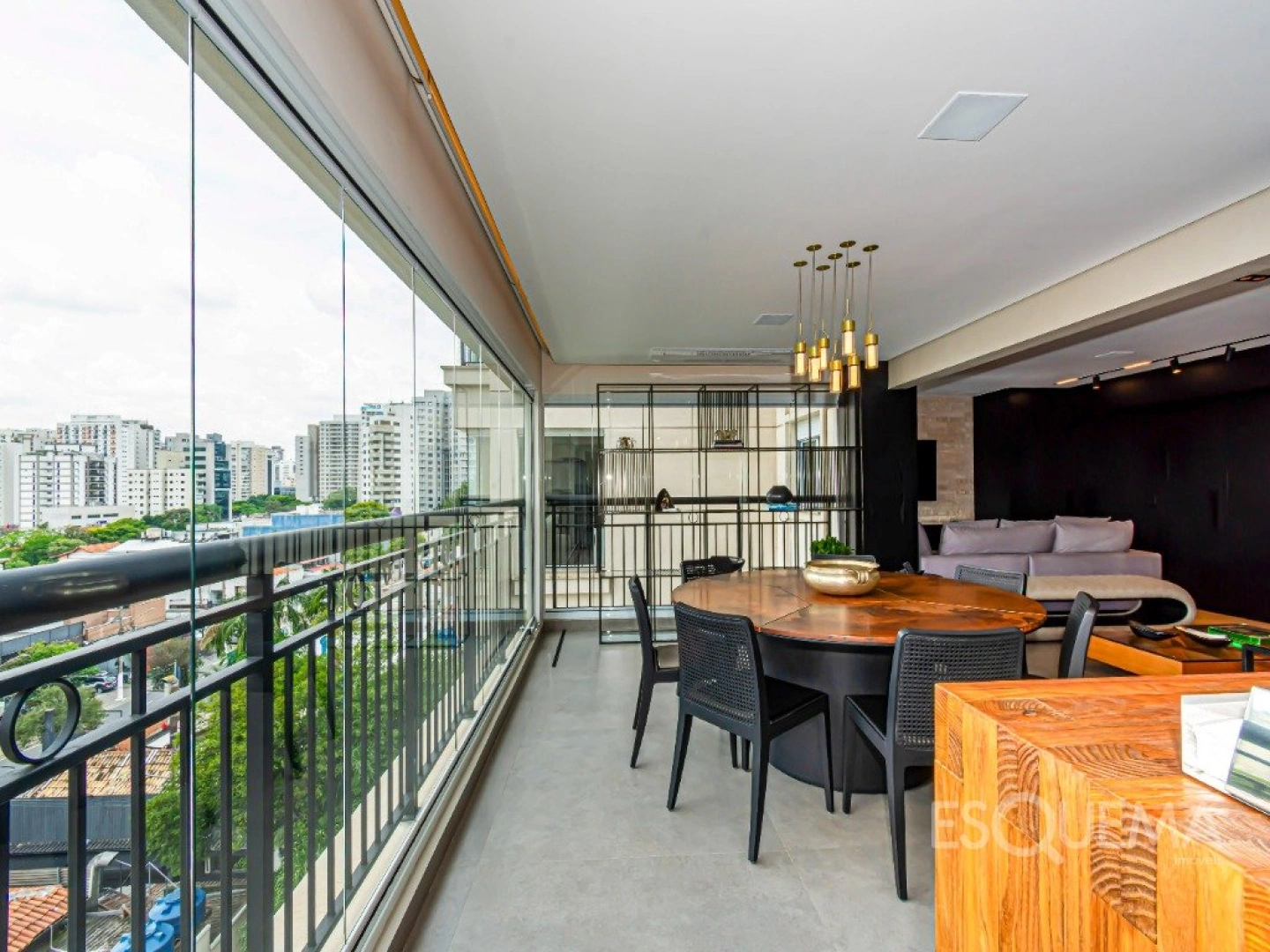 Apartamento contemporâneo com espaço gourmet e vista livre em Moema - Imagem 4