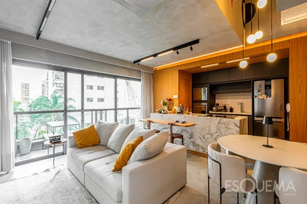 Apartamento duplex com projeto assinado no Itaim Bibi