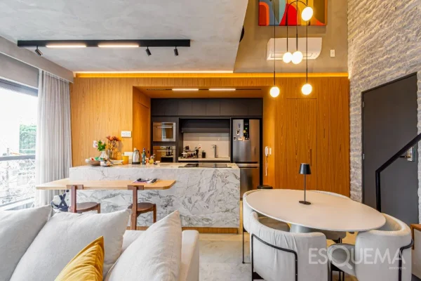 Apartamento duplex com projeto assinado no Itaim Bibi