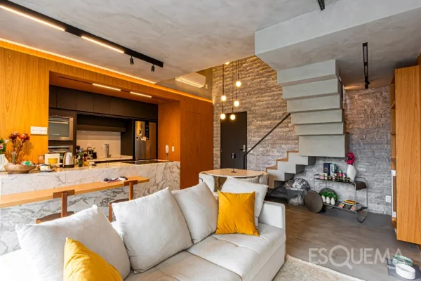 Apartamento duplex com projeto assinado no Itaim Bibi