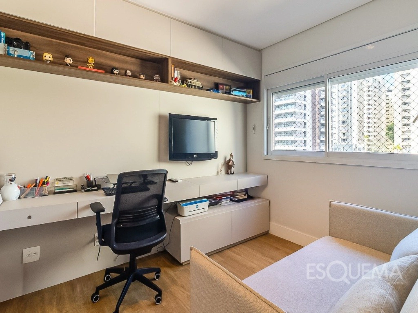 Apartamento com projeto contemporâneo e varanda integrada em Moema - Imagem 12
