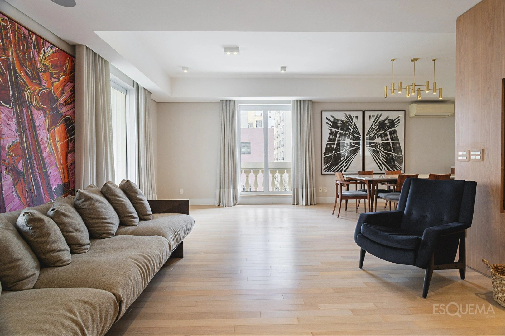 Apartamento clássico com fachada tradicional e planta contemporânea - Imagem 4