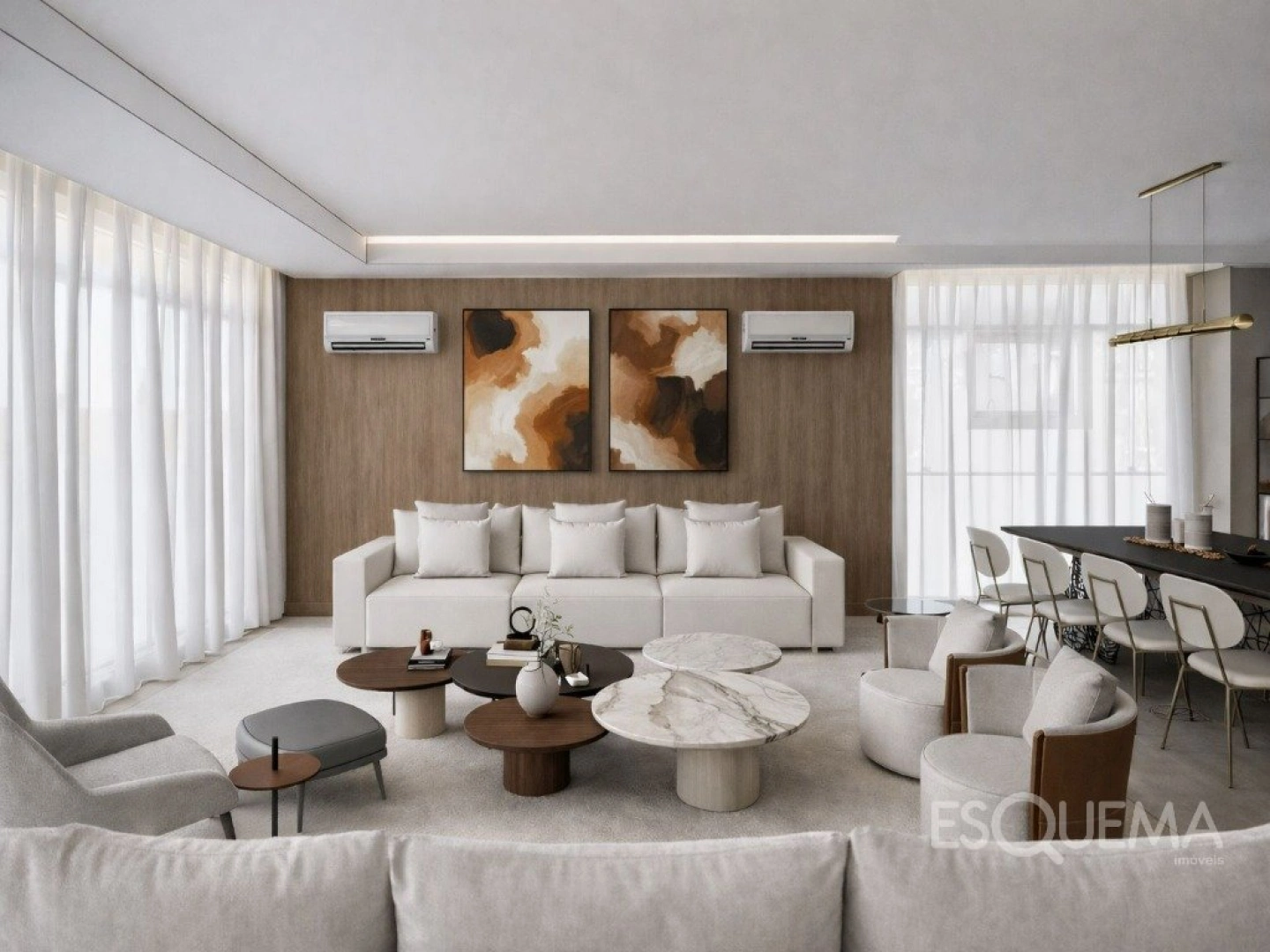 Apartamento de 256 m², reformado e mobiliado, no Jardim América - Imagem 1