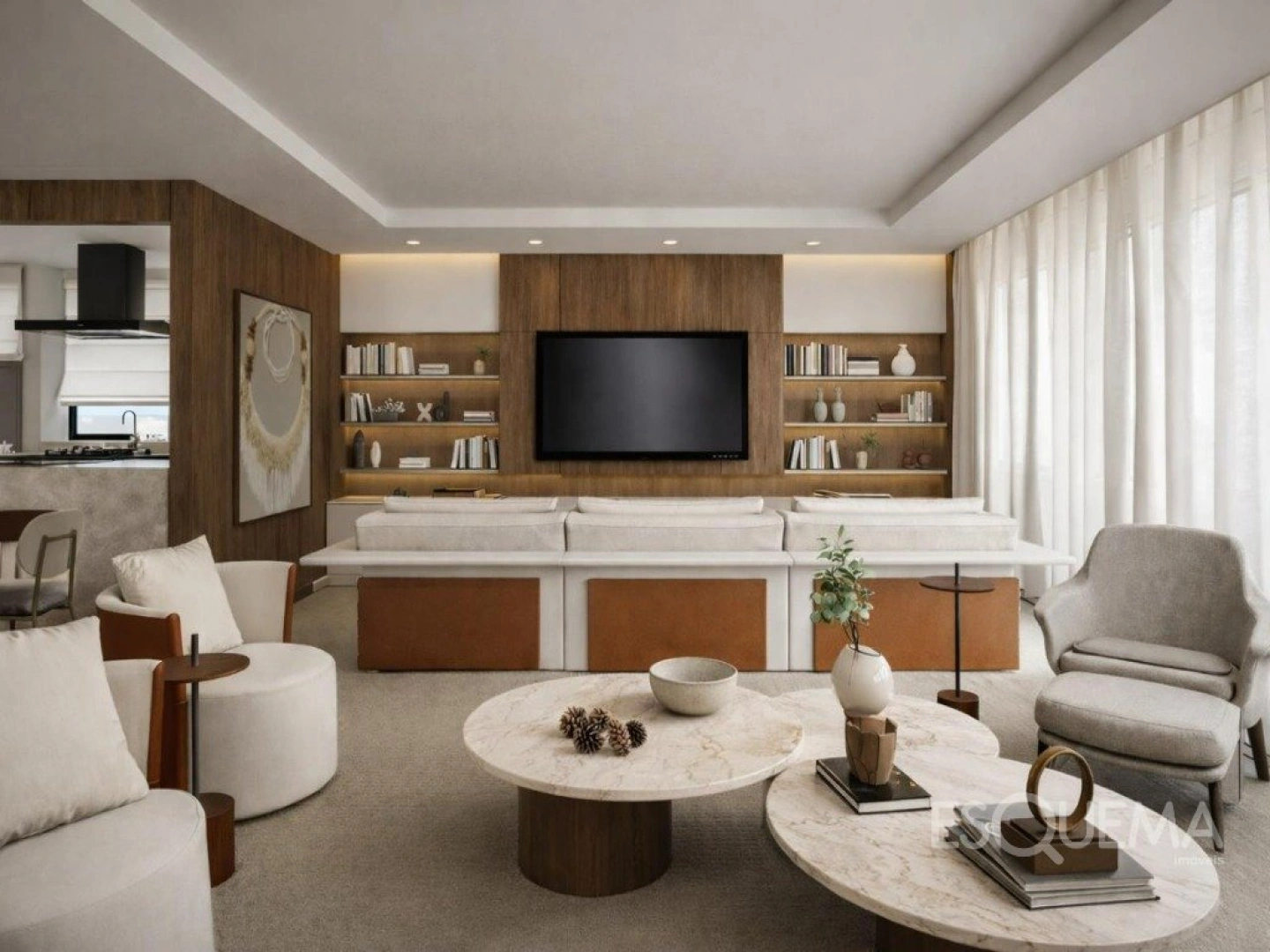 Apartamento de 256 m², reformado e mobiliado, no Jardim América - Imagem 2