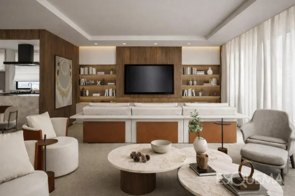 Apartamento de 256 m², reformado e mobiliado, no Jardim América