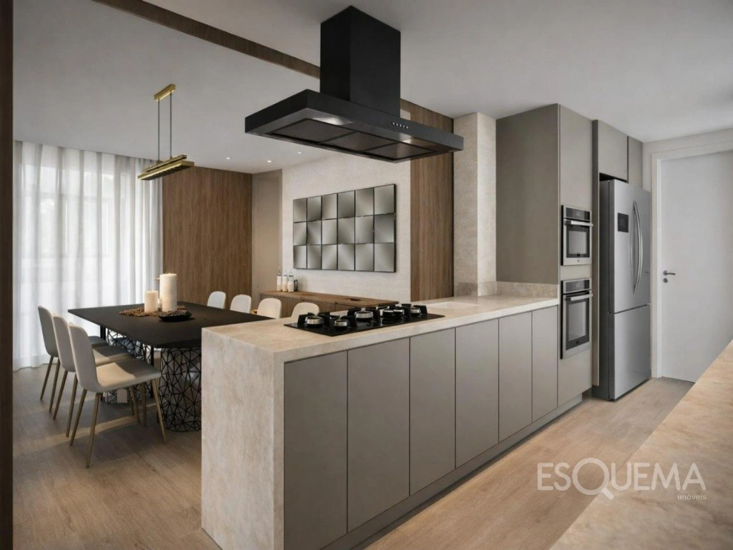 Apartamento de 256 m², reformado e mobiliado, no Jardim América - Imagem 5