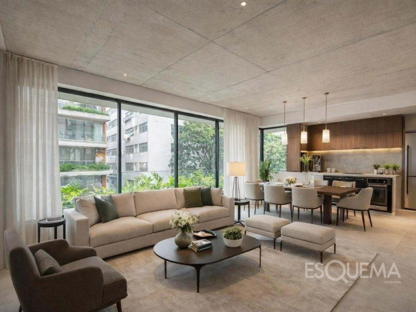 Apartamento com 3 suítes, elevador privativo e proposta contemporânea - Imagem 1