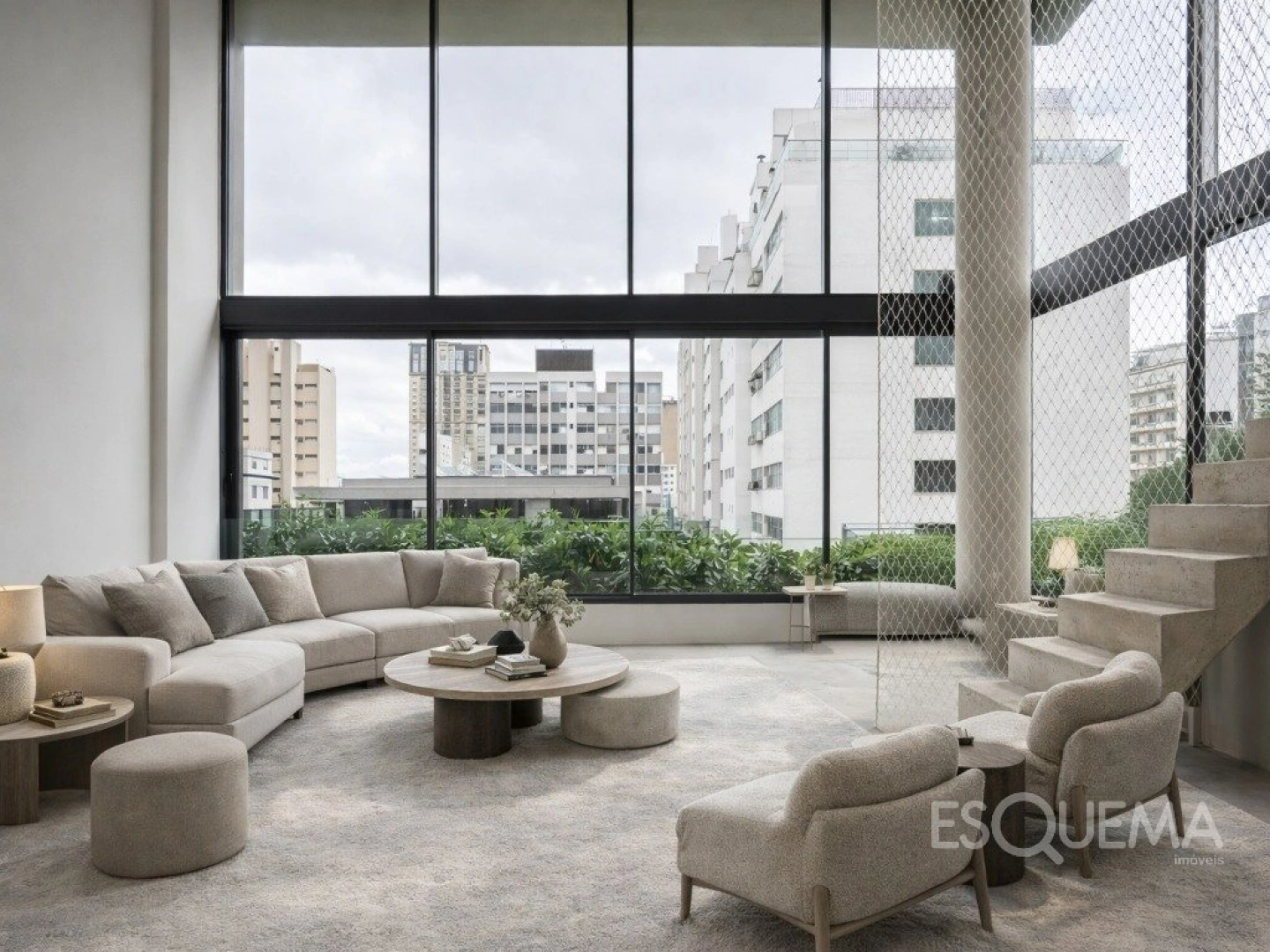 Apartamento duplex em condomínio de luxo, arquitetura minimalista e apenas 8 andares - Imagem 2