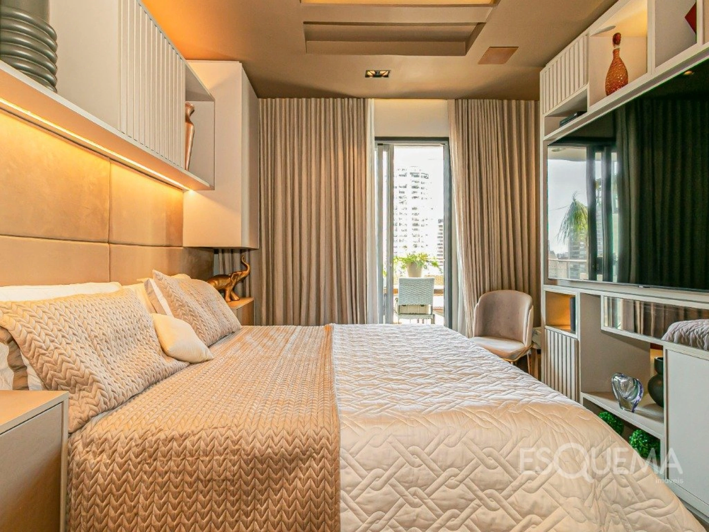 Apartamento mobiliado com varanda e vista aberta na Vila Nova Conceição - Imagem 12