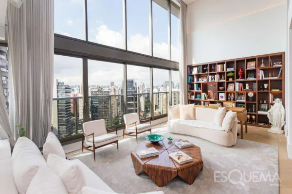Apartamento com projeto assinado e infraestrutura de alto nível na Vila Olímpia