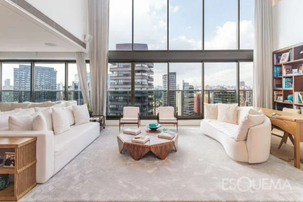 Apartamento com projeto assinado e infraestrutura de alto nível na Vila Olímpia