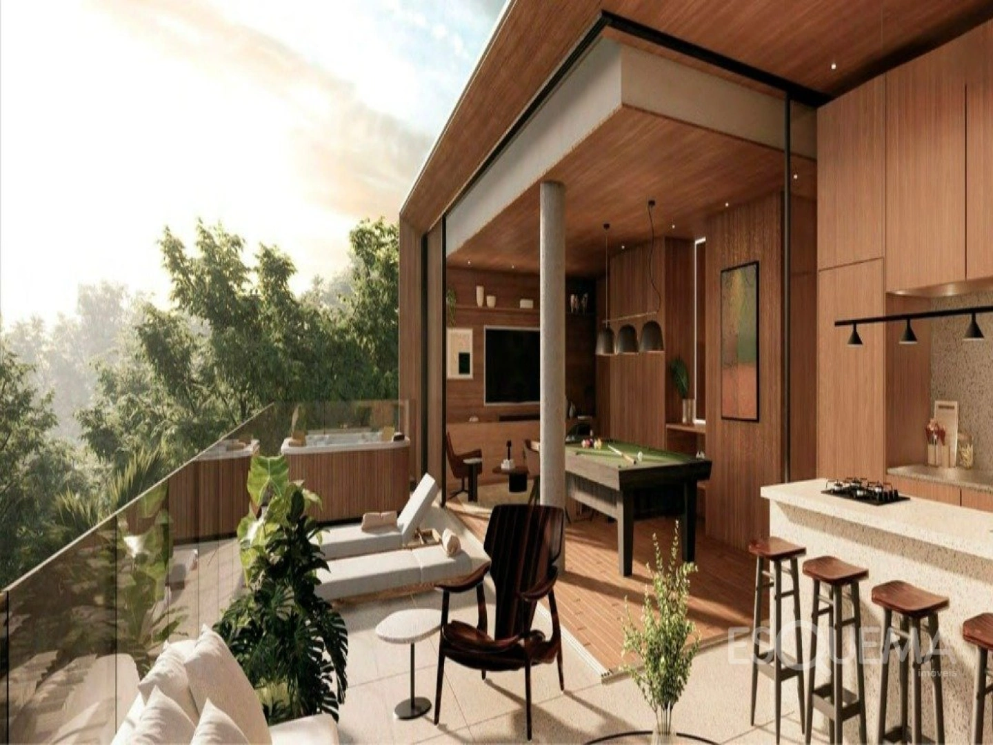 Casa em condomínio próximo ao Fasano Tennis Club na Cidade Jardim - Imagem 4