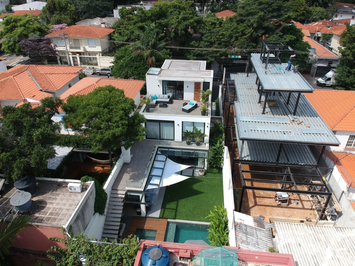 Casa contemporânea na Vila Nova Conceição com projeto do escritório Anexo Arquitetura - Imagem 3